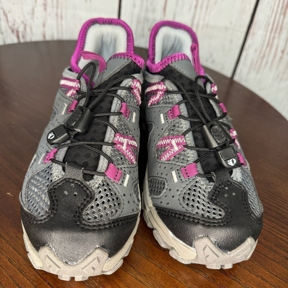 PEARL IZUMI women’s spin class or biking shoes purple gray mesh vamp 37 (7) NIB - Picture 2 of 16